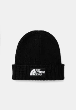 The North Face caciula copii BABY LOGO BOX BEANIE culoarea negru, NF0A8F1JJK31 imagine