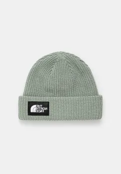 The North Face caciula copii KIDS SALTY LINED BEANIE culoarea verde, NF0A8CGSBQ11 imagine