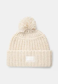 The North Face caciula Cozy Chunky Cabin Beanie culoarea bej, NF0A887W86I1 imagine