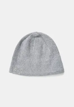 The North Face caciula din amestec de lana Jim Beanie culoarea gri, din tesatura neteda, NF0A8CQ2DYX1 imagine