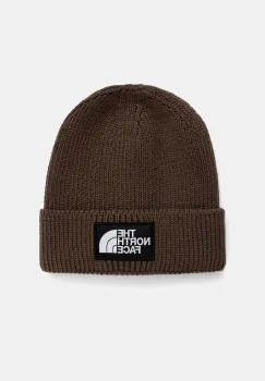 The North Face caciula TNF Logo Box culoarea maro, NF0A8CHE1OI1 imagine