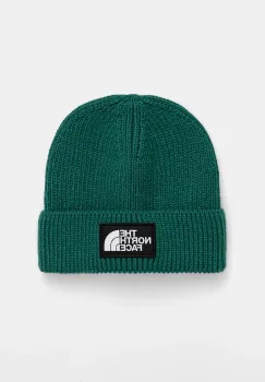 The North Face caciula TNF Logo Box culoarea verde, NF0A8CHENL11 imagine