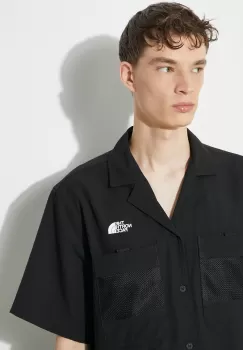 The North Face camasa First Trail barbati, culoarea negru, regular, NF0A87QKJK31 imagine