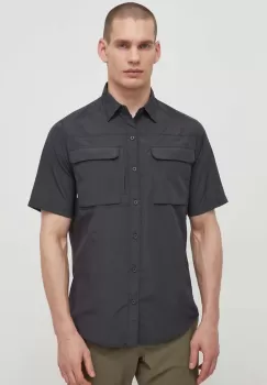 The North Face camasa Sequoia barbati, culoarea gri, cu guler clasic, regular, NF0A4T190C51 imagine