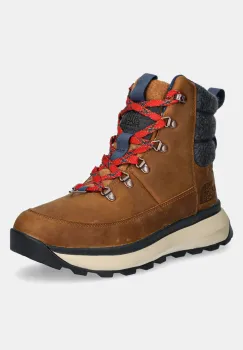 The North Face cizme de iarna Bergen Leather culoarea maro, NF0A8A9M8O11 imagine