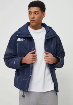 The North Face geaca barbati, culoarea albastru marin, de tranzitie imagine