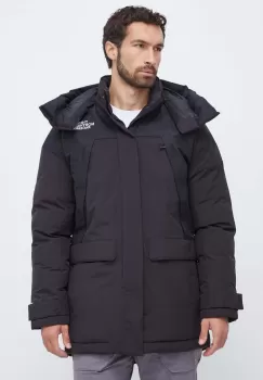 The North Face geaca barbati, culoarea negru, de iarna imagine