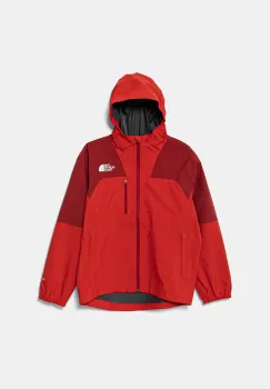 The North Face geaca copii TEEN HIKE PACKABLE SHELL culoarea rosu, NF0A8AY47IR1 imagine