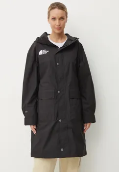 The North Face geaca de ploaie Reign on Park femei, culoarea negru, de tranzitie, NF0A8BCJJK31 imagine