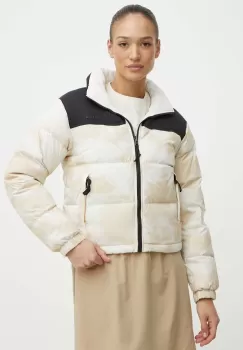 The North Face geaca de puf cu doua fete NUPTSE JACKET femei, culoarea bej, de iarna, NF0A875CVOS1 imagine