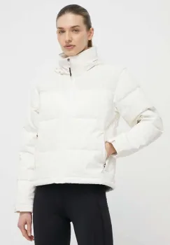 The North Face geaca de puf femei, culoarea bej, de iarna imagine