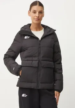 The North Face geaca de puf Gotham femei, culoarea negru, de iarna, NF0A84IW4H01 imagine