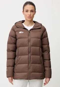 The North Face geaca de puf Hyalite culoarea maro, de iarna, NF0A8E741OI1 imagine