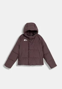 The North Face geaca de puf pentru copii G NORTH DOWN HOODED JACKET culoarea violet, NF0A88UDBQ71 imagine