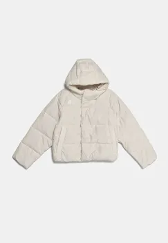 The North Face geaca de puf pentru copii NORTH DOWN HOODED JACKET culoarea bej, NF0A88UDQLI1 imagine