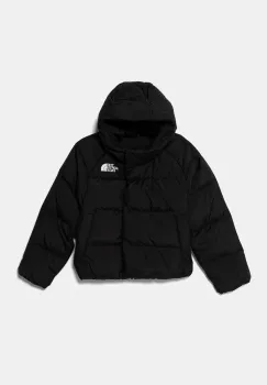 The North Face geaca de puf pentru copii NORTH DOWN HOODED JACKET culoarea negru, NF0A88UDJK31 imagine