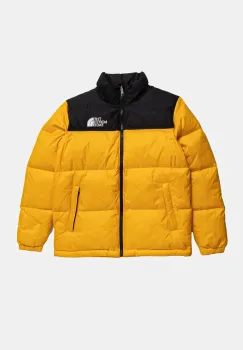 The North Face geaca de puf pentru copii TEEN 1996 RETRO NUPTSE JACKET culoarea galben, NF0A8A4C56P1 imagine