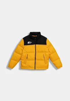 The North Face geaca de puf pentru copii TEEN 1996 RETRO NUPTSE JACKET culoarea galben, NF0A8A4CGO71 imagine