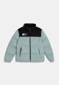 The North Face geaca de puf pentru copii TEEN 1996 RETRO NUPTSE JACKET culoarea turcoaz, NF0A8A4C1OC1 imagine