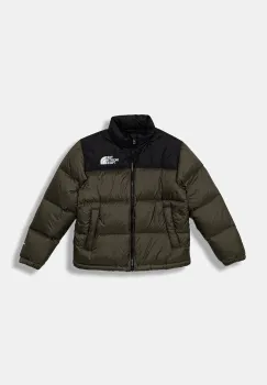 The North Face geaca de puf pentru copii TEEN 1996 RETRO NUPTSE JACKET culoarea verde, NF0A8A4C21L1 imagine