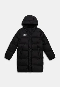 The North Face geaca de puf pentru copii TEEN NUPTSE LONG PARKA culoarea negru, NF0A88UFKX71 imagine