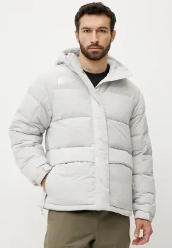 The North Face geaca de puf Regrind HMLYN culoarea gri, de iarna, oversize, NF0A8BNKLE71 imagine