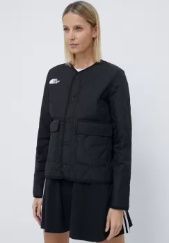 The North Face geaca femei, culoarea negru, de tranzitie imagine