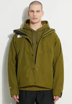 The North Face geaca M Gtx Mtn Jacket barbati, culoarea verde, de tranzitie, NF0A831MPIB1 imagine