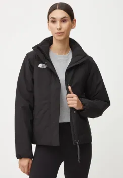 The North Face geaca Padded 2 in 1 Conv Jacket femei, culoarea negru, de tranzitie, NF0A89GXJK31 imagine