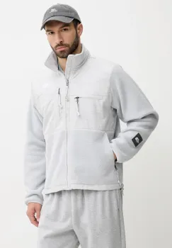 The North Face geaca Regrind Denali culoarea gri, de tranzitie, NF0A8B5ELE71 imagine
