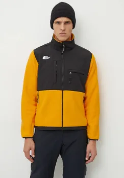 The North Face geaca Retro Denali barbati, culoarea galben, de tranzitie, NF0A88XHZU31 imagine