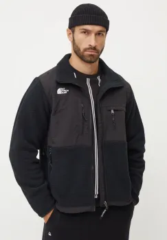 The North Face geaca Retro Denali Jacket barbati, culoarea negru, neted, NF0A88XHJK31 imagine