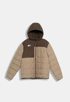 The North Face geaca reversibila pentru copii B REVERSIBLE SHASTA FZ HOODED JACKET culoarea bej, NF0A88TPDHN1 imagine