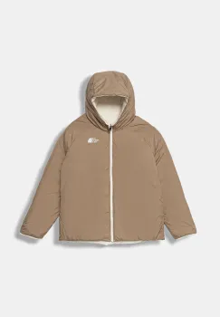 The North Face geaca reversibila pentru copii G REVERSIBLE PERRITO HOODED JACKET culoarea bej, NF0A88UEQLI1 imagine