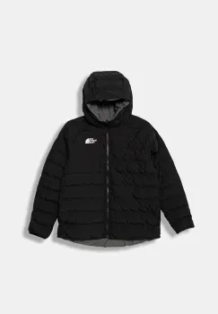 The North Face geaca reversibila pentru copii G REVERSIBLE PERRITO HOODED JACKET culoarea negru, NF0A88UEWOO1 imagine