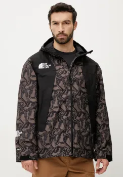 The North Face geaca TNF X NSE culoarea maro, de tranzitie, oversize, NF0A8C6ZAC91 imagine