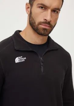 The North Face hanorac 100 Glacier culoarea negru, neted, NF0A855W4H01 imagine