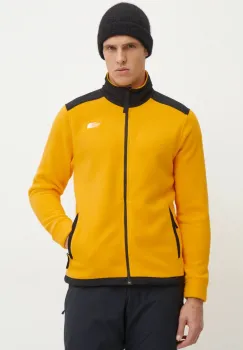 The North Face hanorac Alpine Polartec 200 culoarea galben, modelator, NF0A7WWL4WP1 imagine