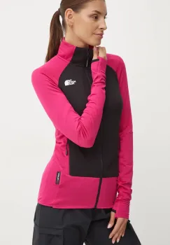 The North Face hanorac Bolt Polartec culoarea roz, modelator, NF0A825KROM1 imagine