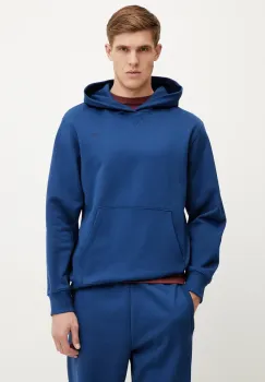The North Face hanorac de bumbac Dome Relaxed barbati, culoarea albastru marin, cu gluga, neted, NF0A8C43D1R1 imagine