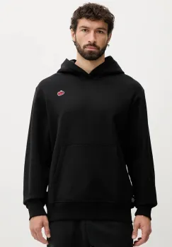 The North Face hanorac de bumbac Icon Relaxed culoarea negru, cu gluga, cu imprimeu, NF0A8EU8JK31 imagine