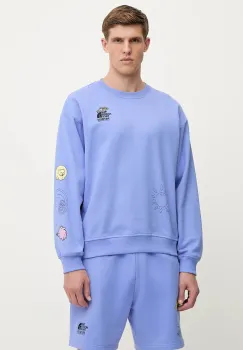 The North Face hanorac de bumbac Mountain Cleanup culoarea violet, cu imprimeu, NF0A8C2U0YI1 imagine