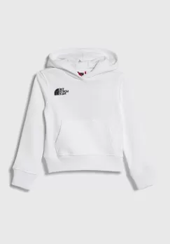 The North Face hanorac de bumbac pentru copii B GRAPHIC HOODIE 1 culoarea alb, cu gluga, cu imprimeu imagine