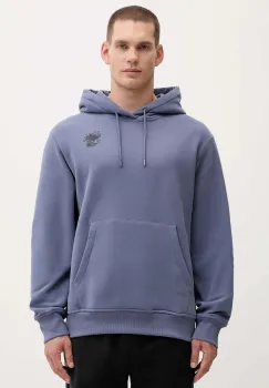 The North Face hanorac de bumbac Powder Days culoarea violet, cu gluga, cu imprimeu, NF0A8E4GBTR1 imagine