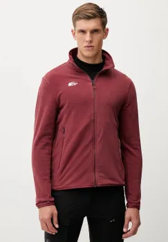 The North Face hanorac fleece culoarea rosu, uni, NF0A8D0R0VO1 imagine