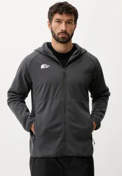 The North Face hanorac fleece Glacier Heavyweight culoarea negru, cu imprimeu, NF0A89JJU8M1 imagine
