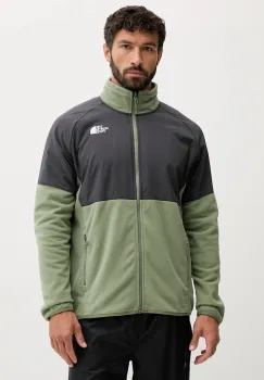 The North Face hanorac fleece Glacier Heavyweight culoarea verde, cu imprimeu, NF0A89JGDKI1 imagine