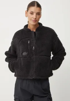 The North Face hanorac fleece SPORTY STREET culoarea negru, neted, NF0A88ZBJK31 imagine