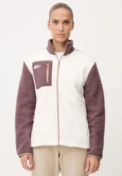 The North Face hanorac in aer liber Yumiori culoarea alb, cu model, NF0A8E88EWO1 imagine