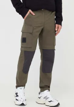 The North Face pantaloni barbati, culoarea verde, drepti imagine